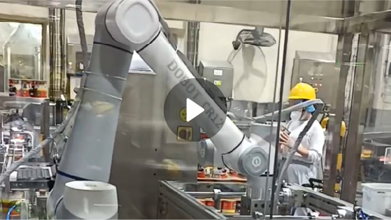 越疆科技,越疆,越疆機器人,越疆官網,dobot,協作機器人,越疆協作機器人,協作機械臂,協作機械手,自動化機械臂,協作機器人品牌,協作機器人制造商,協作機器人研發,具身智能機器人,協作機器人,食品飲料行業應用,包裝自動化,高精度,更安全,靈活易用,降本增效,開箱,裝箱,貼標,搬運,碼垛,機器人解決方案,碼垛工藝包,模塊化,安全皮膚,柔性生產、雀巢集團