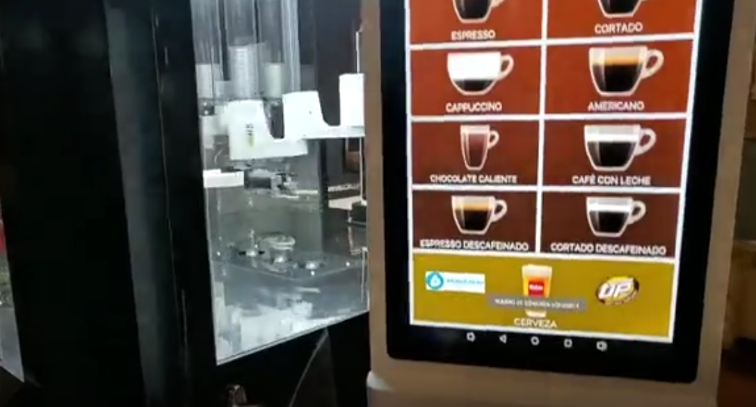 越疆機器人,Nova2 協作機器人,商用機器人、飲料自動售賣機