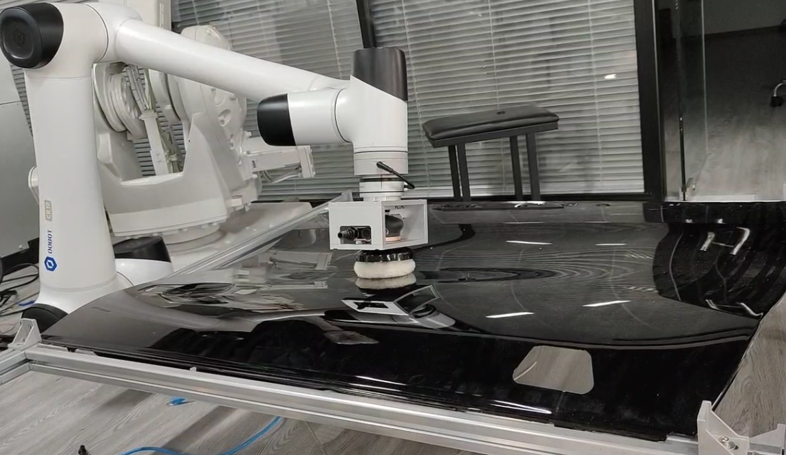 CR5協作機器人,裝配機器人,DOBOT越疆科技、汽車車門漆面打磨